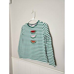 HANNA ANDERSSON Stripe Watermelon Top